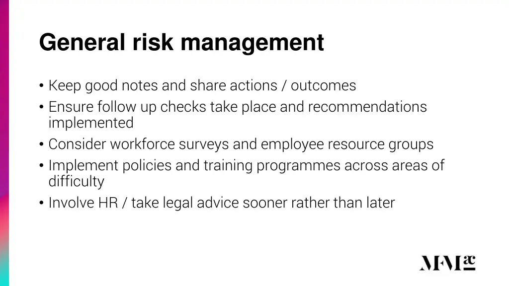 general risk management 1