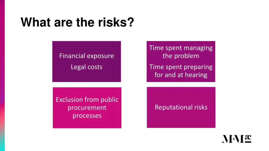 what are the risks