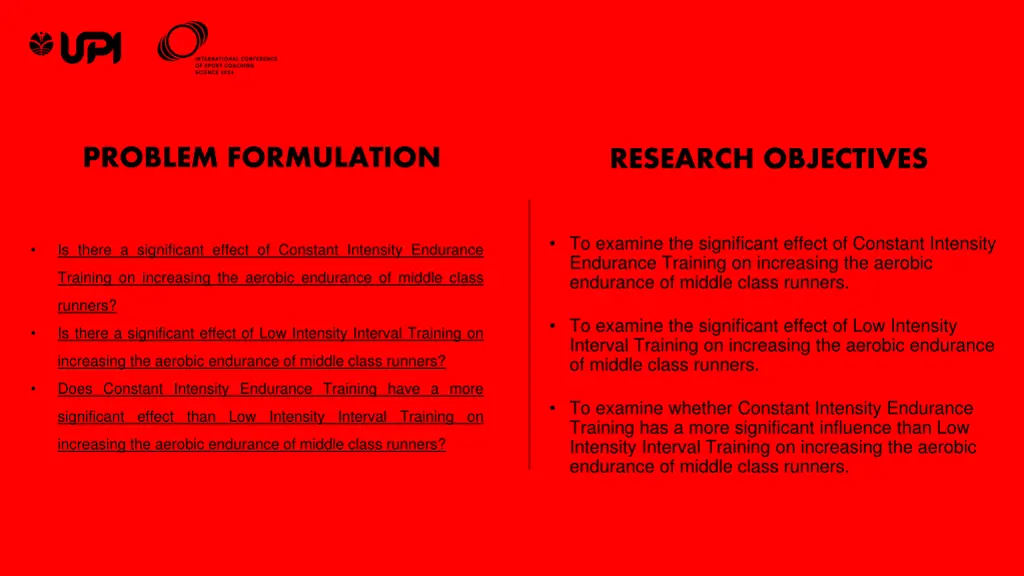 problem formulation