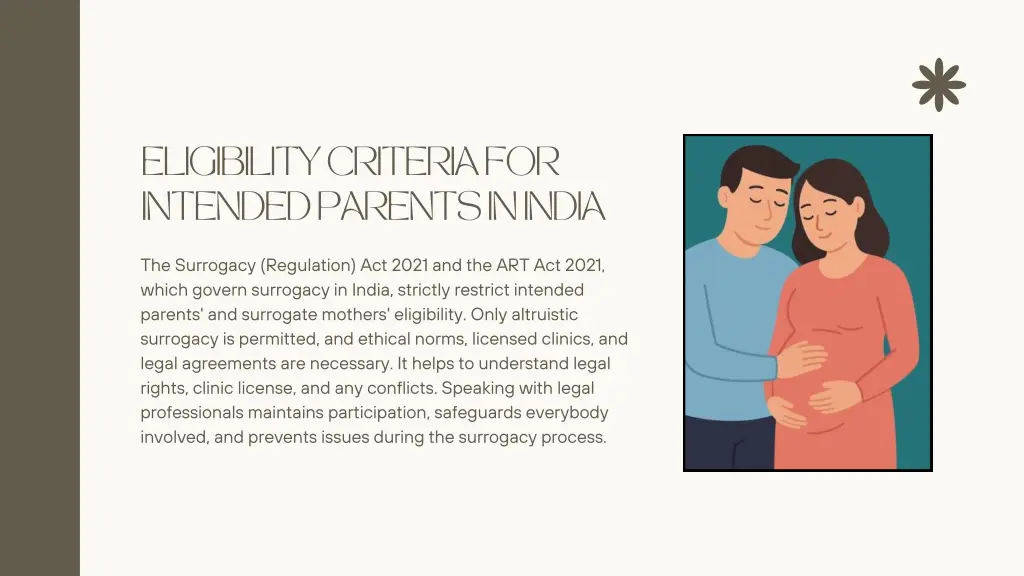 eligibility criteria for intended parents in india