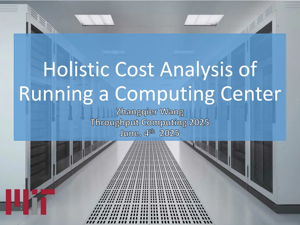 holistic cost analysis of running a computing