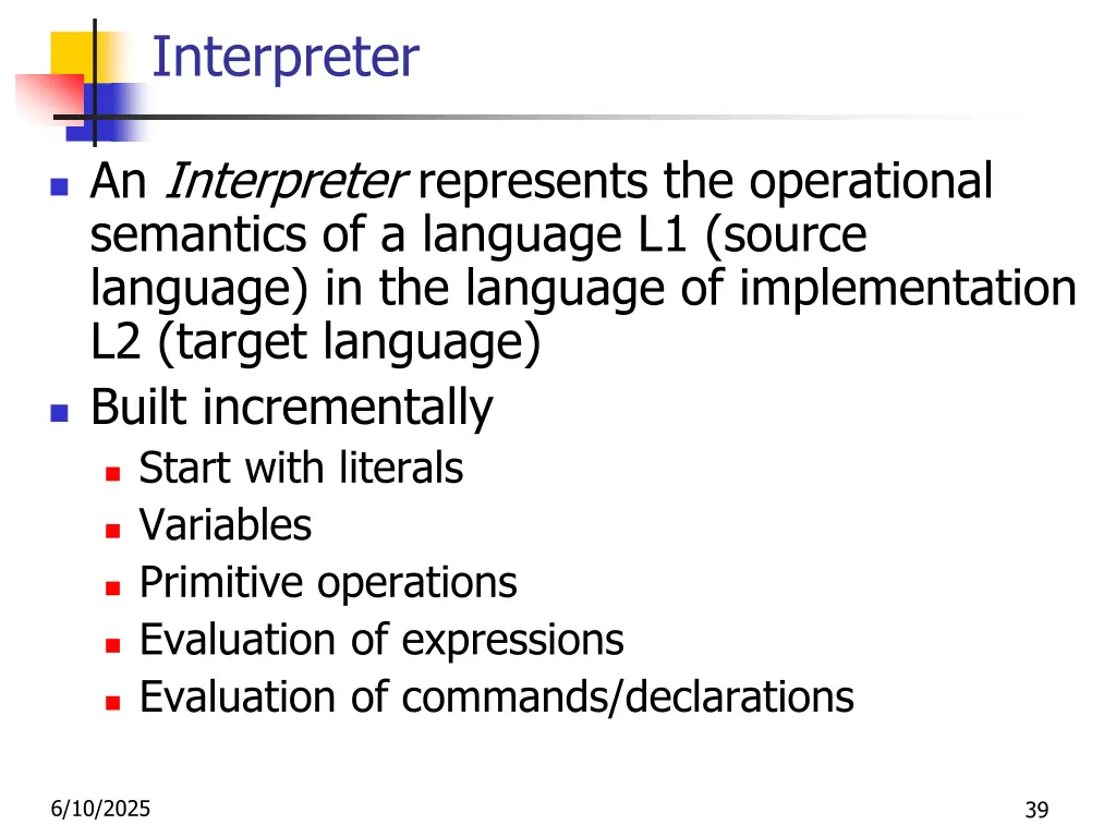 interpreter