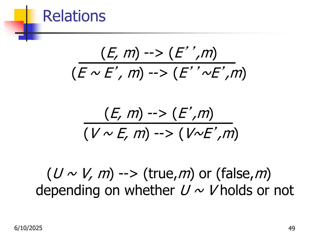 relations 1