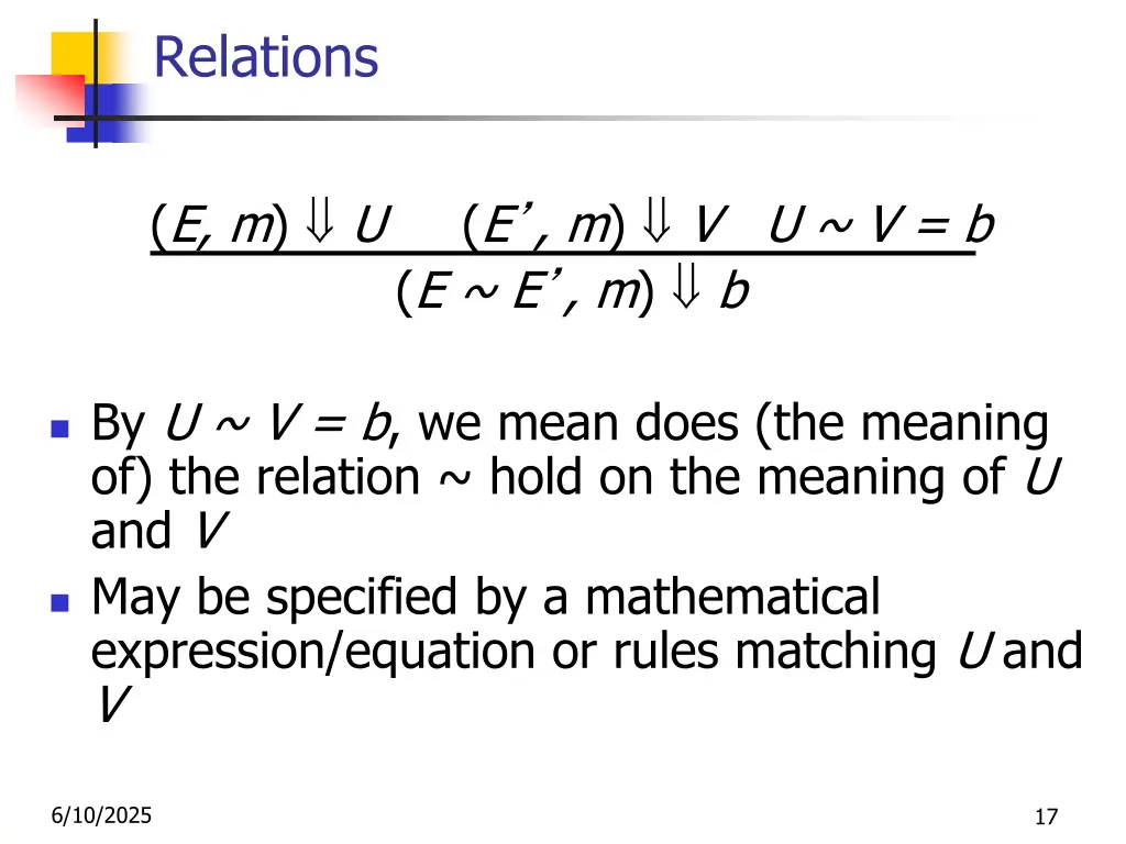 relations
