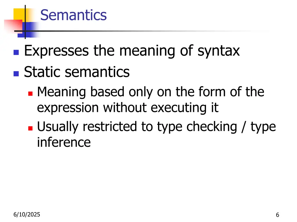 semantics