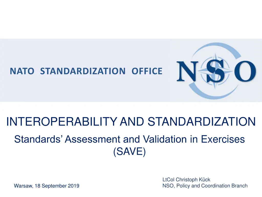 nato standardization office