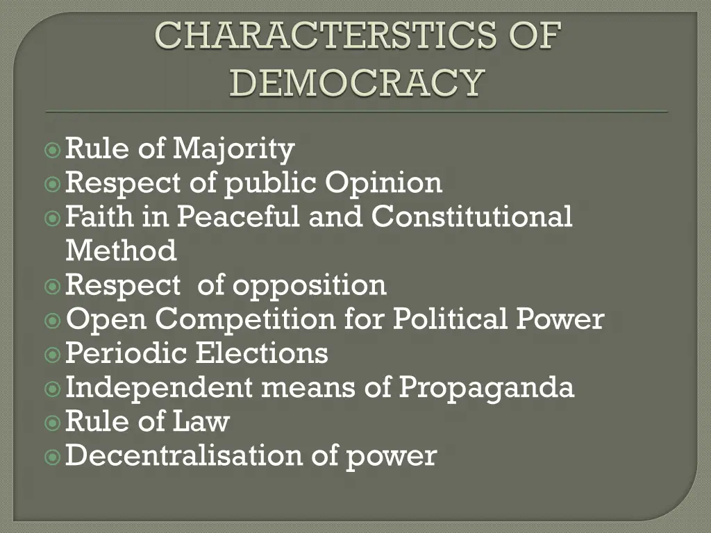 rule of majority respect of public opinion faith