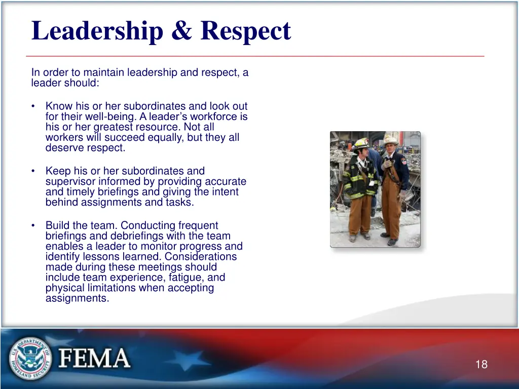 leadership respect