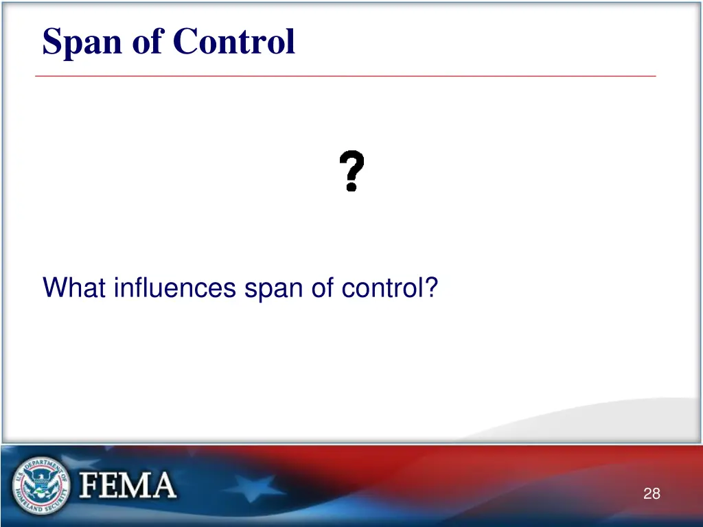 span of control