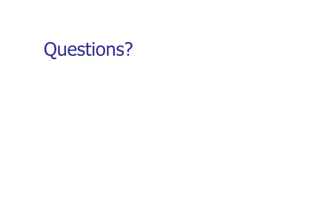 questions