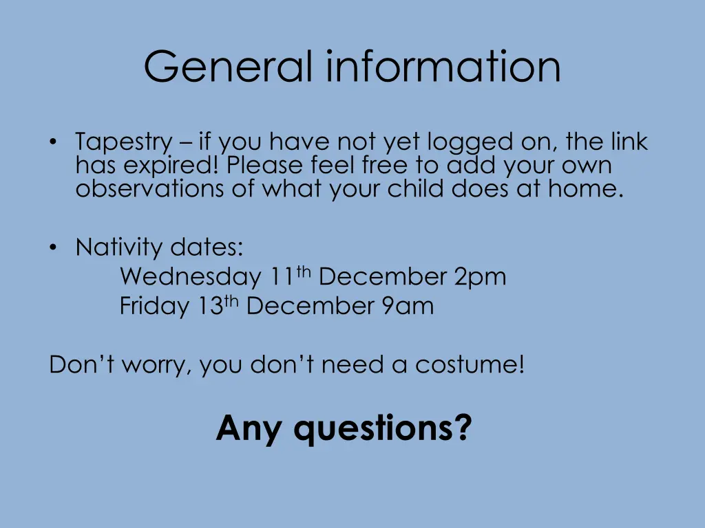 general information