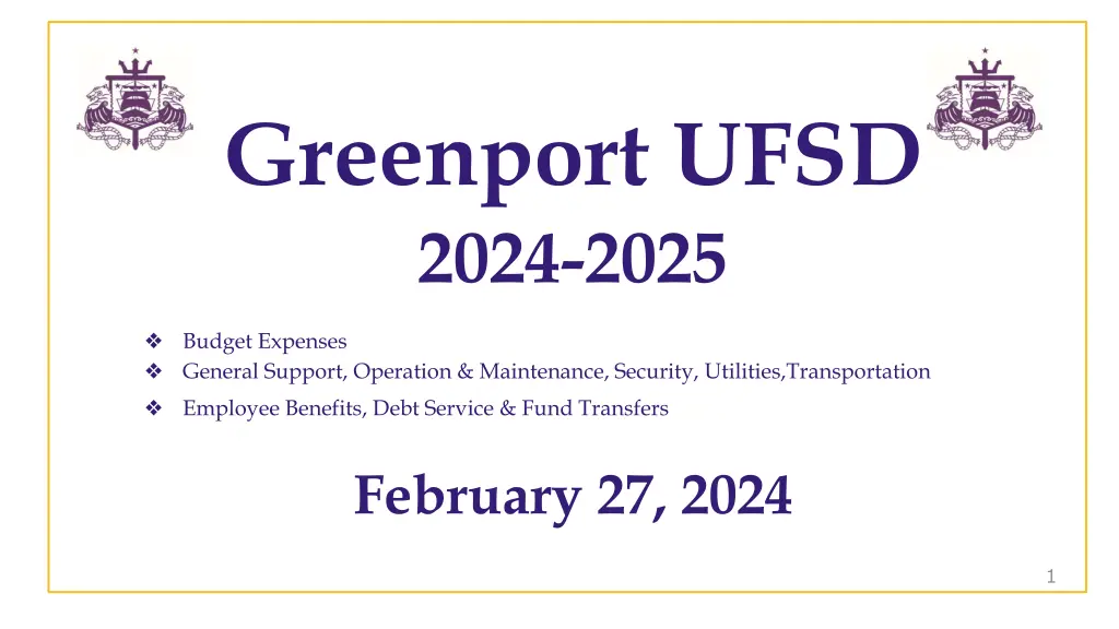 greenport ufsd 2024 2025