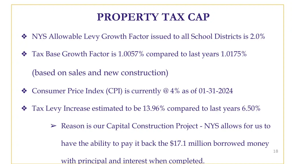 property tax cap