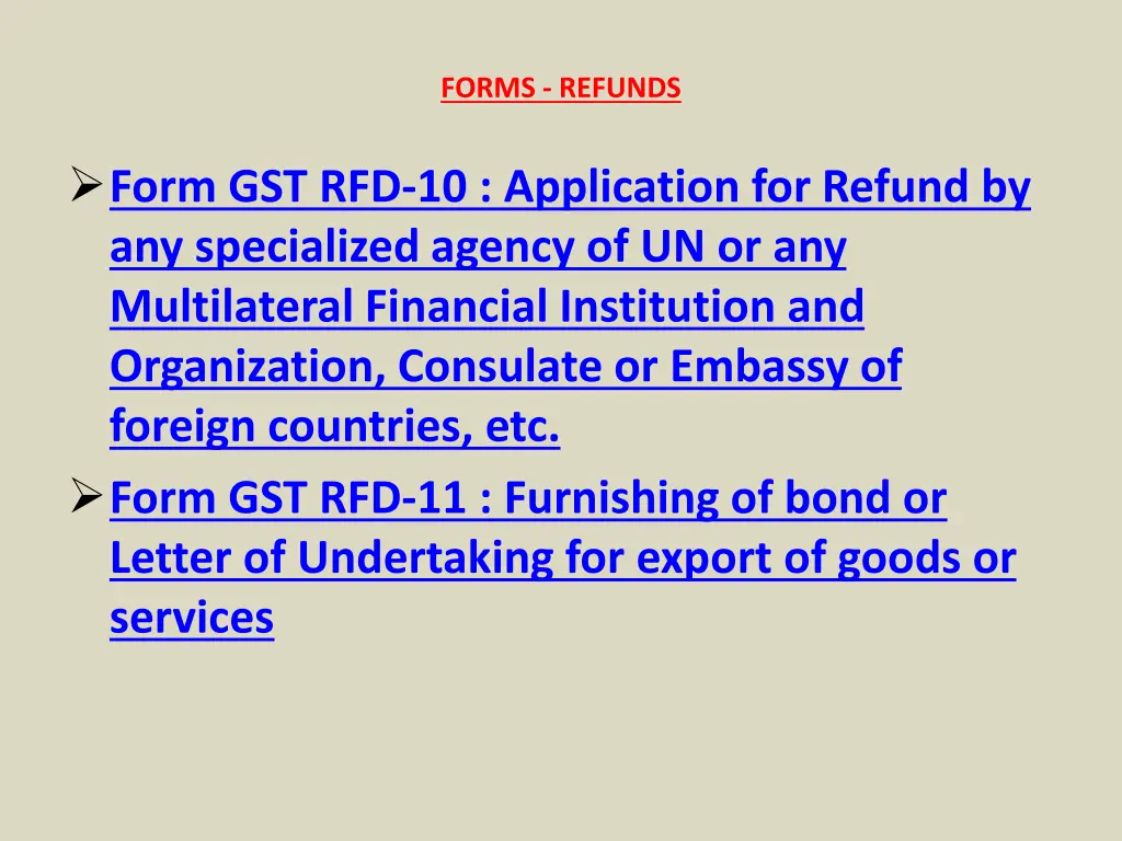 forms refunds 2
