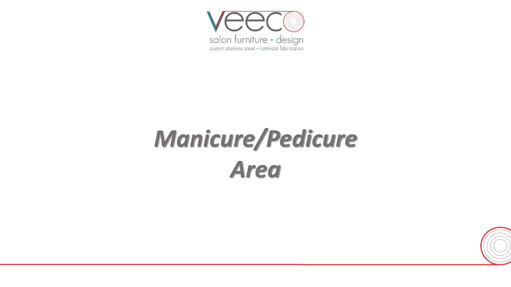 manicure pedicure area