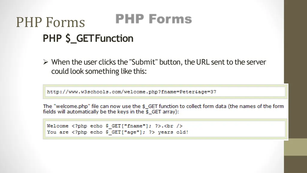 php forms php getfunction