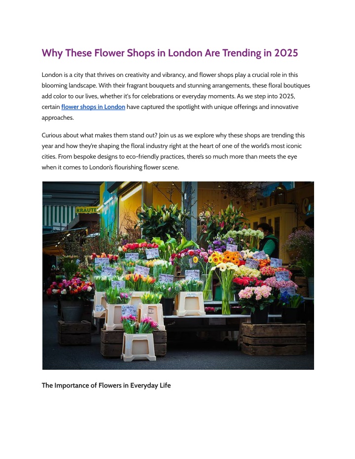 why these flower shops in london are trending
