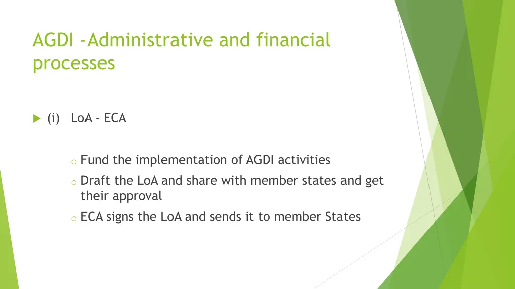 agdi administrative and financial processes 3