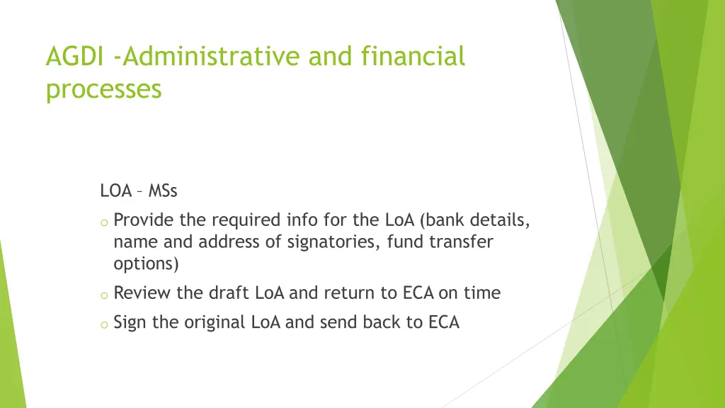 agdi administrative and financial processes 4