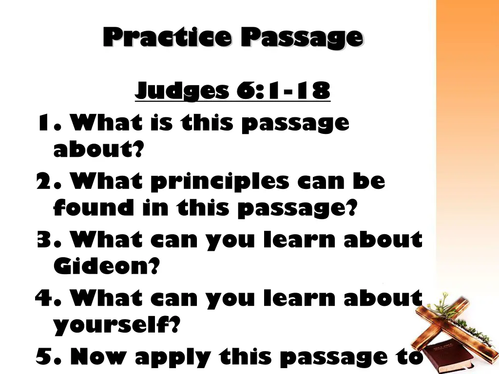 practice passage practice passage