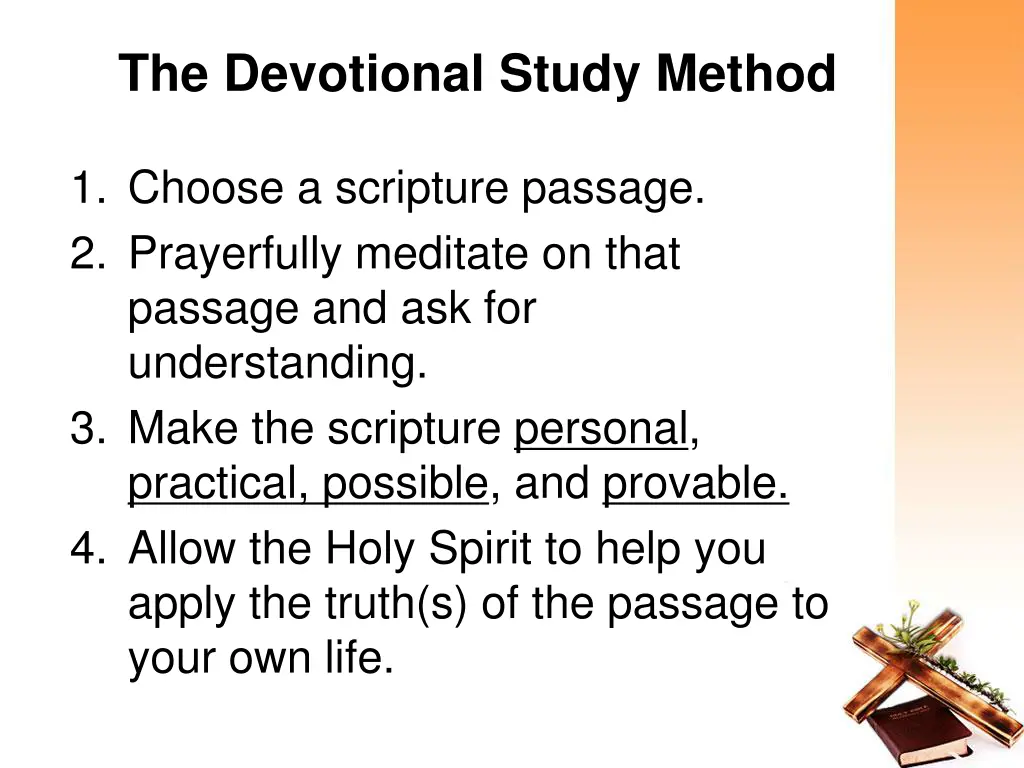 the devotional study method 1