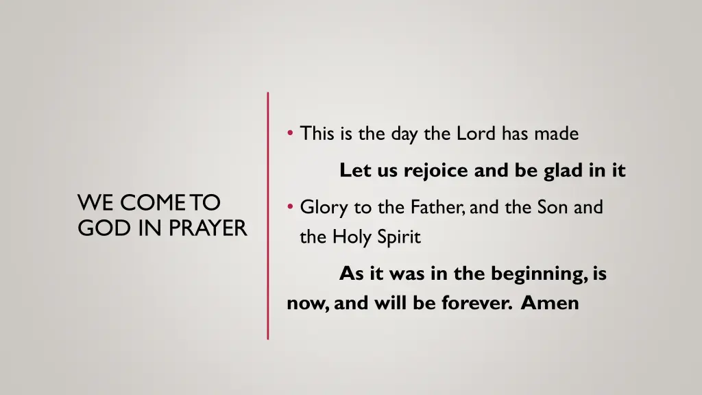 this is the day the lord has made