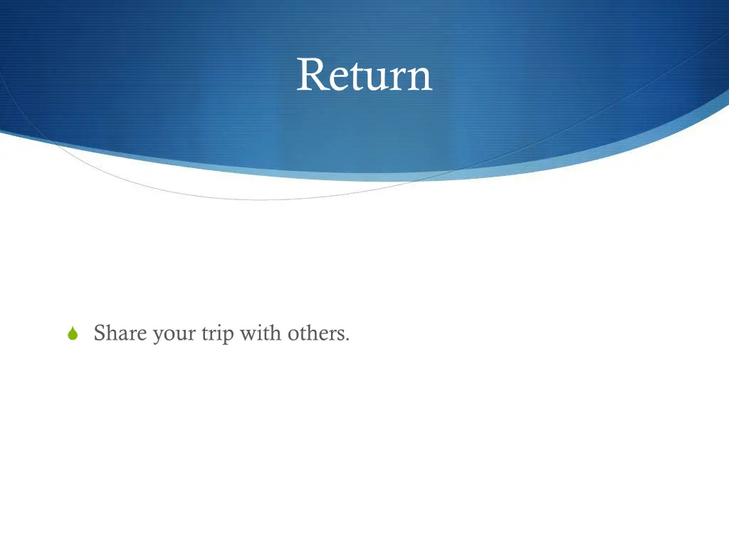return