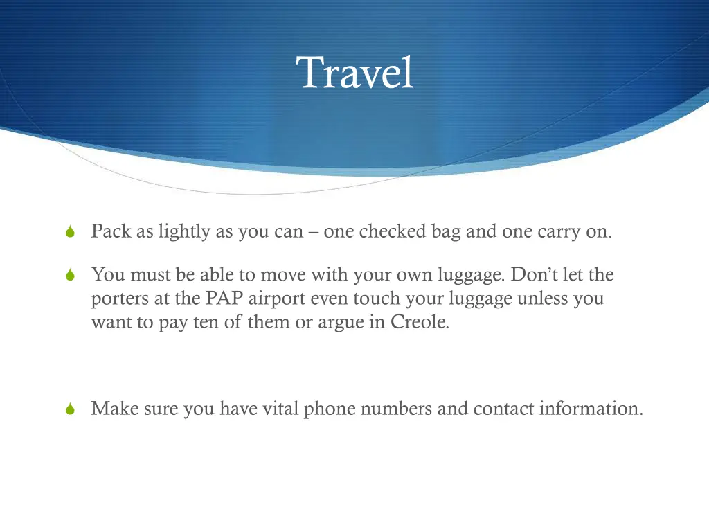 travel