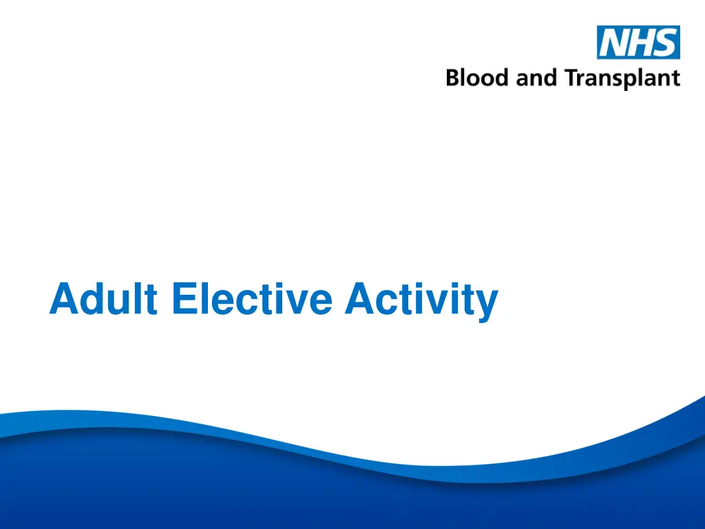 adult elective activity