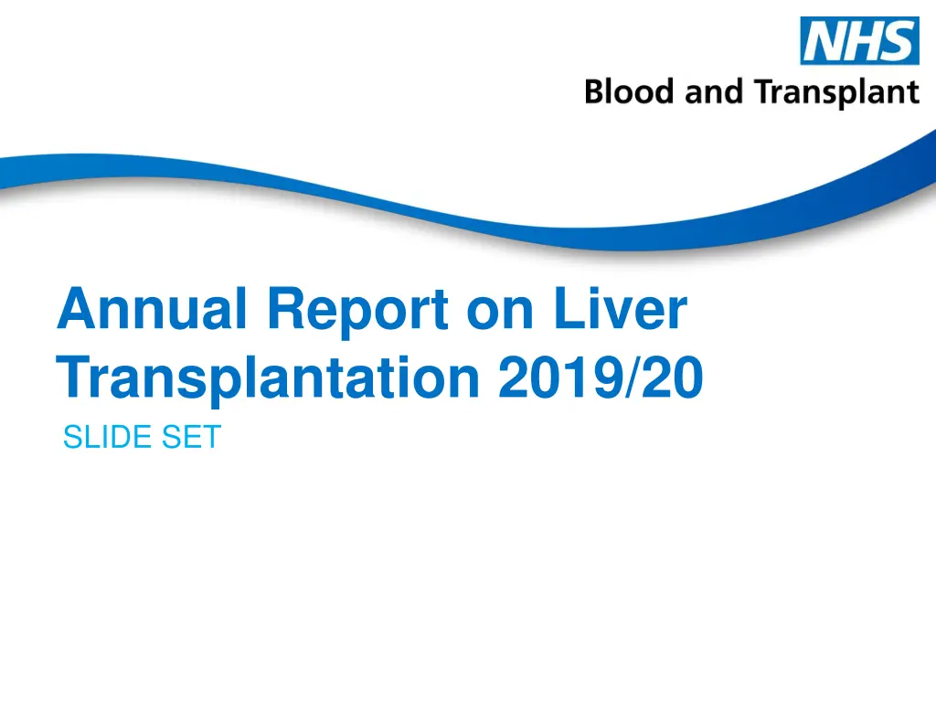 annual report on liver transplantation 2019