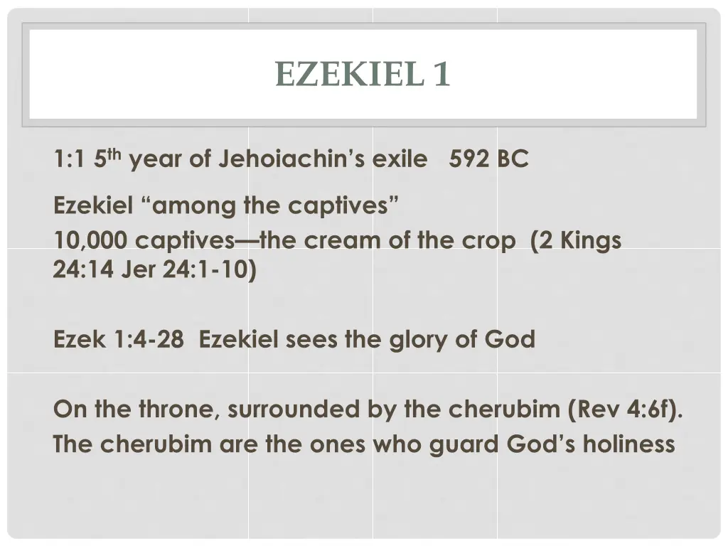 ezekiel 1
