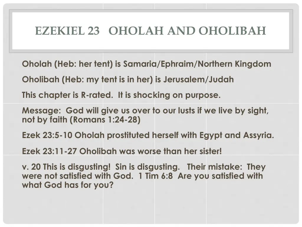 ezekiel 23 oholah and oholibah