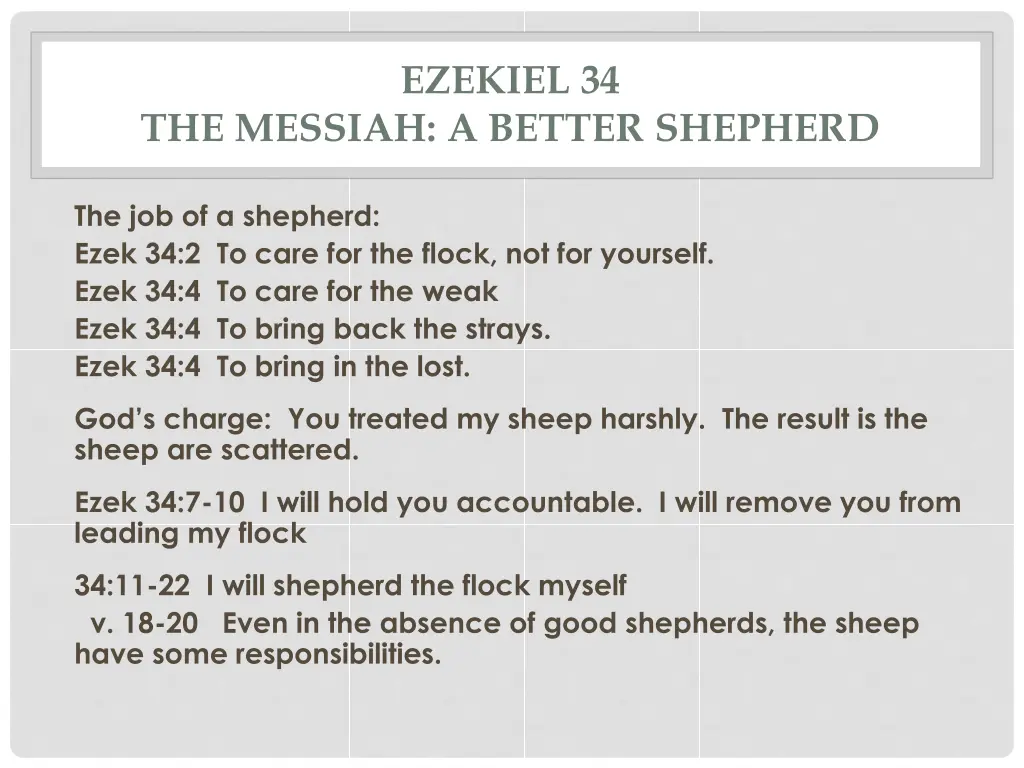 ezekiel 34