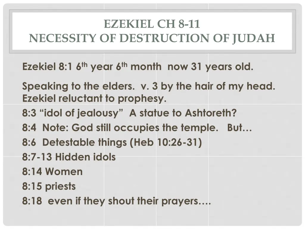ezekiel ch 8 11