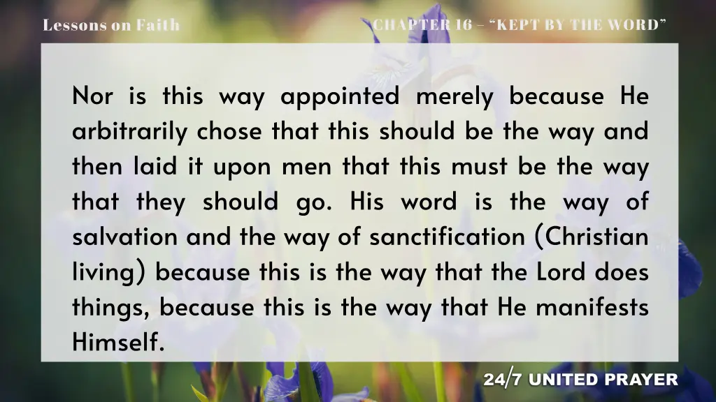 lessons on faith 4
