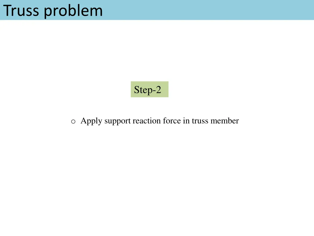 truss problem 1