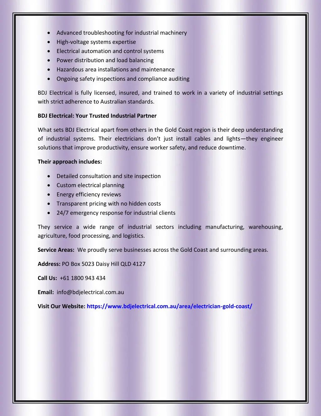 advanced troubleshooting for industrial machinery