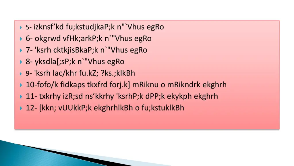 5 izknsf kd fu kstudjkap k n vhus egro
