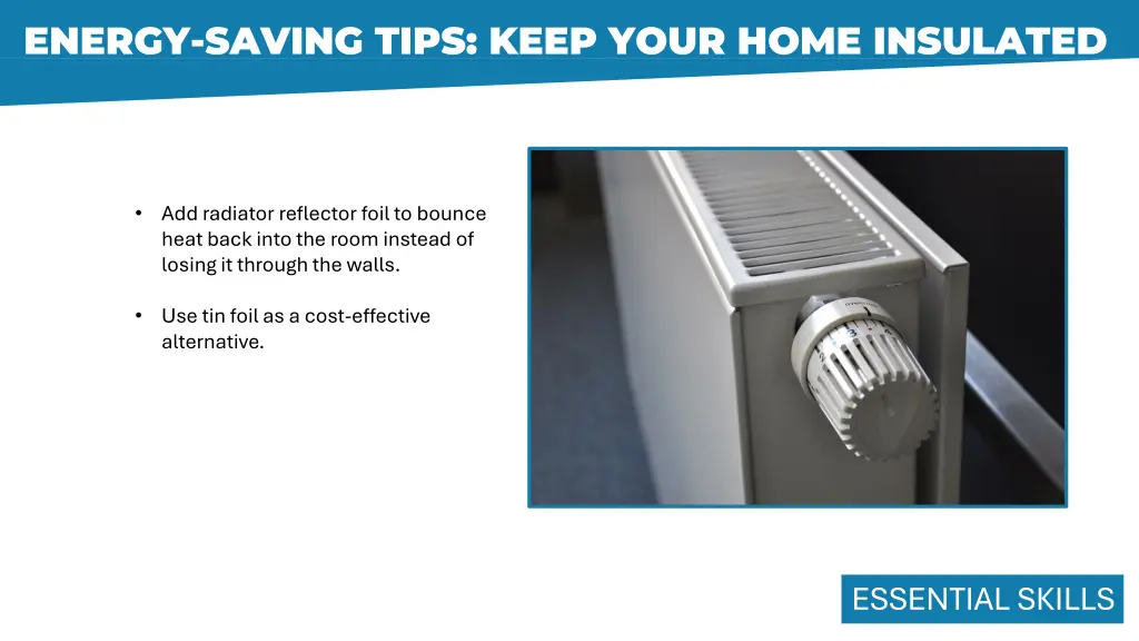 energy saving tips keep your home insulated