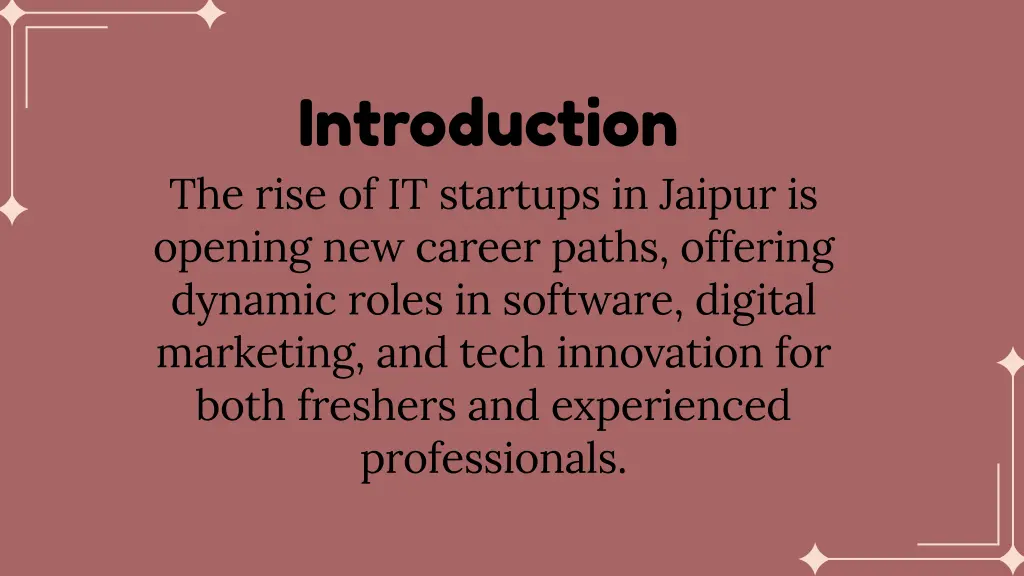 introduction the rise of it startups in jaipur
