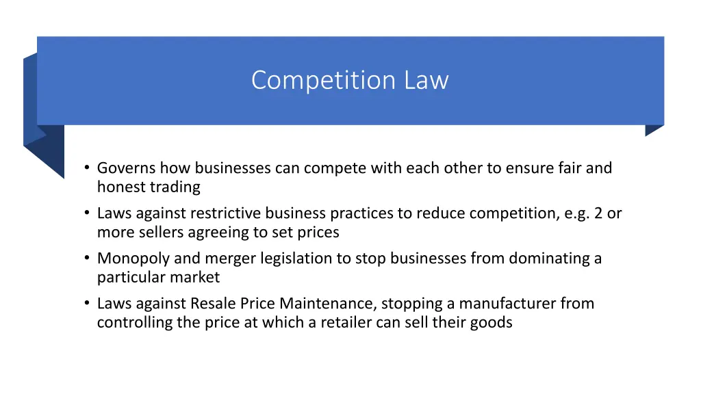 competition law