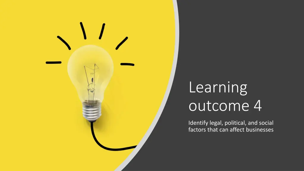 learning outcome 4