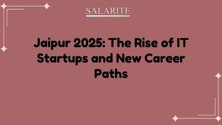 jaipur 2025 the rise of it startups
