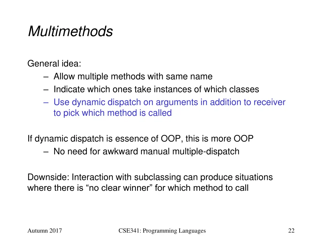 multimethods