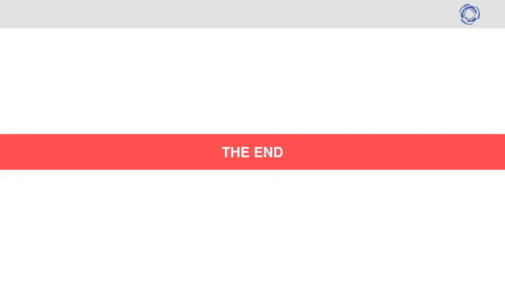 the end