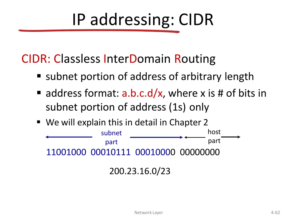 ip addressing cidr