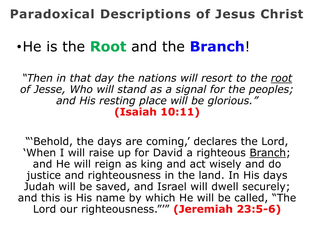 paradoxical descriptions of jesus christ 11