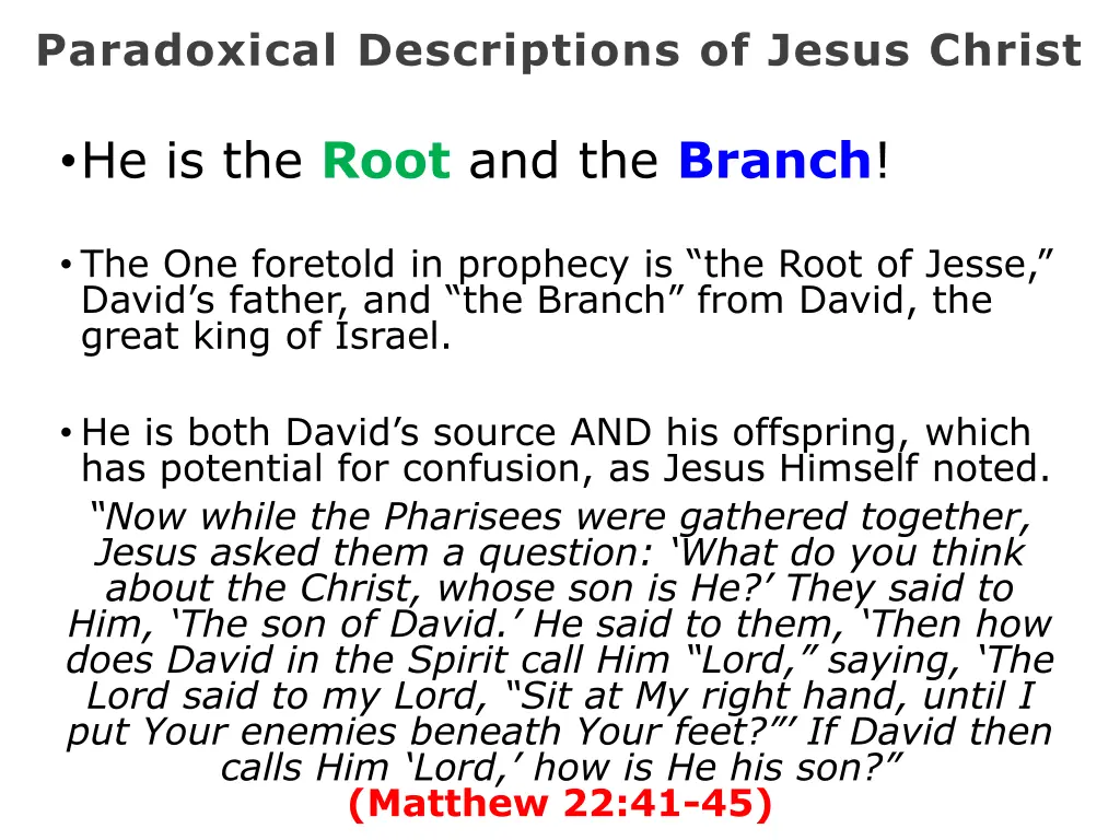 paradoxical descriptions of jesus christ 12