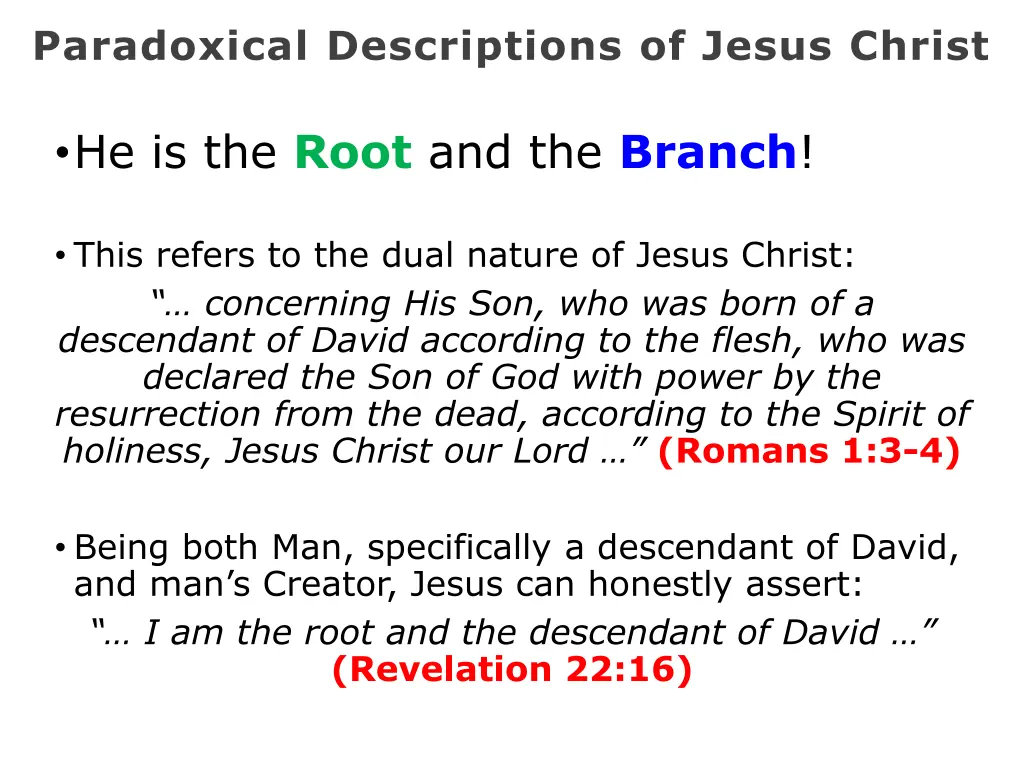 paradoxical descriptions of jesus christ 13