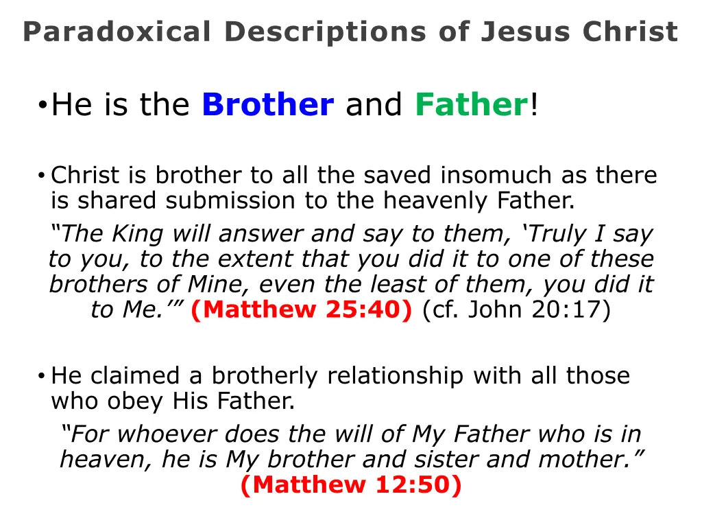 paradoxical descriptions of jesus christ 22